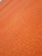 Photo4: 1E02z70  Japanese Kimono Crepe Silk  FABRIC  Dark orange 47.6x14.2 (4)