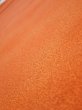Photo4: 1E05z90  Japanese Kimono Crepe Silk  FABRIC  Dark orange 65.4x14.2 (4)