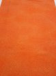 Photo1: 1E06z90  Japanese Kimono Crepe Silk  FABRIC  Dark orange 65.4x14.2 (1)