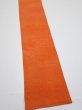 Photo2: 1E07z50  Japanese Kimono Crepe Silk  FABRIC  Dark orange 61.4x7.1 (2)
