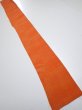 Photo5: 1E08z50  Japanese Kimono Crepe Silk  FABRIC  Dark orange 61.4x6.9 (5)