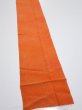 Photo2: 1E09z60  Japanese Kimono Crepe Silk  FABRIC  Dark orange 84.3x6.9 (2)