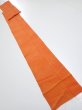 Photo5: 1E09z60  Japanese Kimono Crepe Silk  FABRIC  Dark orange 84.3x6.9 (5)