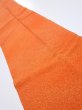 Photo2: 1E10z30  Japanese Kimono Crepe Silk  FABRIC  Dark orange 37.8x7.1 (2)