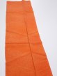 Photo4: 1E10z30  Japanese Kimono Crepe Silk  FABRIC  Dark orange 37.8x7.1 (4)