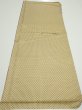 Photo5: 1E02z50  Japanese Kimono Silk  FABRIC Asanoha Cream yellow 39.0x14.6 (5)