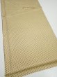 Photo3: 1E04z50  Japanese Kimono Silk  FABRIC Asanoha Cream yellow 40.9x14.6 (3)