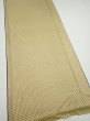 Photo3: 1E05z80  Japanese Kimono Silk  FABRIC Asanoha Cream yellow 63.0x14.8 (3)