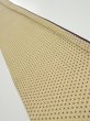 Photo1: 1E07z40  Japanese Kimono Silk  FABRIC Asanoha Cream yellow 55.1x7.3 (1)