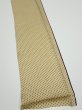 Photo2: 1E07z40  Japanese Kimono Silk  FABRIC Asanoha Cream yellow 55.1x7.3 (2)
