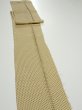 Photo3: 1E08z50  Japanese Kimono Silk  FABRIC Asanoha Cream yellow 75.6x7.3 (3)