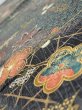 Photo4: 1E01z60  Japanese Kimono Silk  FABRIC Plum blossom Gray 41.3x15.0 (4)