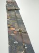 Photo3: 1E09z60  Japanese Kimono Silk  FABRIC Plum blossom Gray 84.3x7.3 (3)