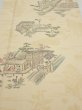 Photo1: 1E05z80  Japanese Kimono Silk  FABRIC Heian noble Light cream 65.4x14.2 (1)