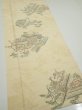 Photo2: 1E06z80  Japanese Kimono Silk  FABRIC Heian noble Light cream 65.4x14.2 (2)