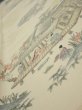 Photo4: 1E08z40  Japanese Kimono Silk  FABRIC Heian noble Light cream 66.1x7.3 (4)