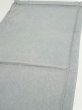 Photo3: 1A01z60  Japanese Kimono Silk  FABRIC Suminagashi Ash gray 40.2x14.8 (3)