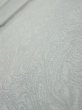 Photo4: 1A02z60  Japanese Kimono Silk  FABRIC Suminagashi Ash gray 40.2x14.8 (4)