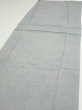 Photo3: 1A03z90  Japanese Kimono Silk  FABRIC Suminagashi Ash gray 66.9x14.8 (3)