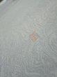 Photo4: 1A07z40  Japanese Kimono Silk  FABRIC Suminagashi Ash gray 57.1x7.3 (4)