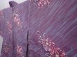 Photo2: 6319T05z510 Vintage Japanese Kimono Silk HAORI Flower Light purple (2)