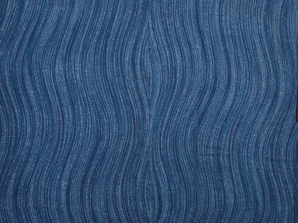 Photo3: 6319T07z600 Vintage Japanese Kimono Silk HAORI  Steel blue (3)