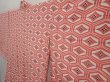 Photo2: 6415T01z580 Vintage Japanese Kimono Silk HAORI  Pink (2)