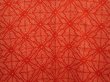 Photo3: 6415T04z410 Vintage Japanese Kimono Silk SHIBORI HAORI  Tomato red (3)