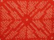 Photo4: 6415T04z410 Vintage Japanese Kimono Silk SHIBORI HAORI  Tomato red (4)