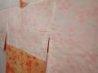 Photo7: 6415T09z540 Vintage Japanese Kimono Silk HAORI Flower Dark orange (7)