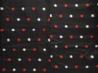 Photo5: 6415T11z580 Vintage Japanese Kimono Silk MEISEN KOMON Dot Black (5)
