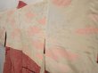 Photo8: 6416T01z480 Vintage Japanese Kimono Silk SHIBORI HAORI Wave Dull red (8)