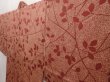 Photo2: 6416T02z560 Vintage Japanese Kimono Silk HAORI Leaf Brown (2)