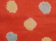 Photo4: 6416T05z480 Vintage Japanese Kimono Silk JUBAN Dot Orangered (4)