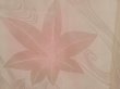 Photo4: 6416T07z500 Vintage Japanese Kimono Silk JUBAN Maple Light pink (4)