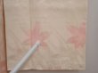 Photo6: 6416T07z500 Vintage Japanese Kimono Silk JUBAN Maple Light pink (6)