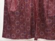 Photo4: 6416T13z630 Vintage Japanese Kimono Silk TSUMUGI Flower Purple-Brown (4)