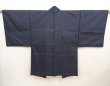 Photo3: 6417T02z480 Vintage Japanese Kimono Silk Men's OSHIMA HAORI Mt.Fuji (3)