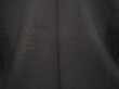 Photo3: 6417T03z340 Vintage Japanese Kimono Silk See through HAORI Stream Black (3)