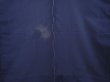Photo3: 6417T04z290 Vintage Japanese Kimono Silk See through HAORI  Navy (3)