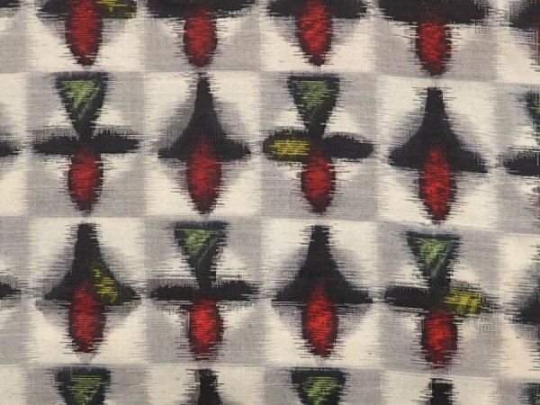 Photo4: 6417T06z420 Vintage Japanese Kimono Silk MEISEN HAORI  Gray (4)