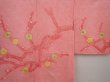 Photo3: 6417T07z500 Vintage Japanese Kimono Silk SHIBORI HAORI Plum tree Pink (3)