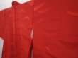 Photo2: 6417T08z560 Vintage Japanese Kimono Silk HAORI  Dark red (2)