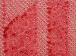 Photo4: 6417T09z550 Vintage Japanese Kimono Silk SHIBORI HAORI  Red-Pink (4)