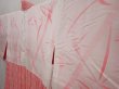 Photo8: 6417T09z550 Vintage Japanese Kimono Silk SHIBORI HAORI  Red-Pink (8)