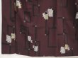 Photo4: 6417T11z790 Vintage Japanese Kimono Silk KOMON  Grape (4)