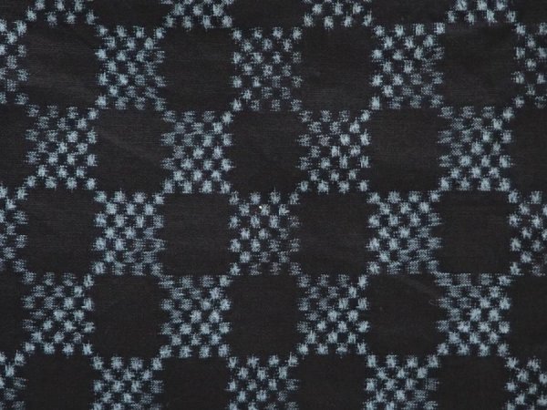 Photo6: 6417T12z480 Antique Japanese Kimono Momen Cotton NORAGI  Black (6)