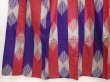 Photo4: 6417T13z640 Antique Japanese Kimono Silk TSUMUGI Dark lavender (4)