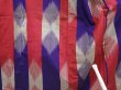 Photo8: 6417T13z640 Antique Japanese Kimono Silk TSUMUGI Dark lavender (8)