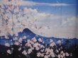 Photo8: 6417T14z810  Japanese Kimono Silk HOUMONGI Mt.Fuji Dull blue (8)